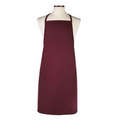 Maroon Short Bib Apron